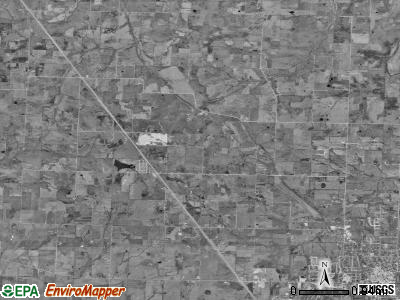 Northwest Marion township, Missouri satellite photo by USGS