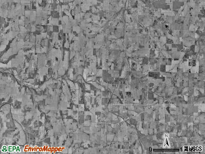 North Benton township, Missouri satellite photo by USGS