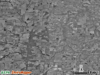Milford township, Missouri satellite photo by USGS
