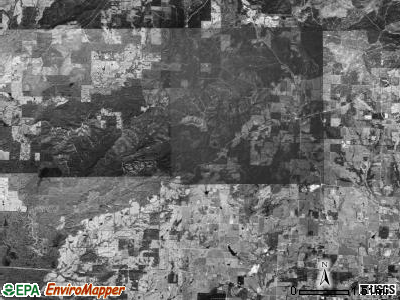 Center Point township, Arkansas satellite photo by USGS