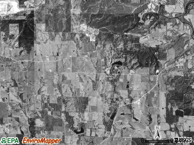 Brewer township, Arkansas satellite photo by USGS