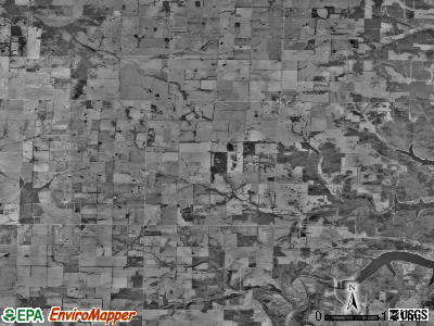 North township, Missouri satellite photo by USGS