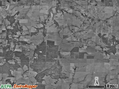 Ozark township, Missouri satellite photo by USGS