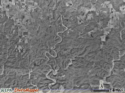Gladden township, Missouri satellite photo by USGS