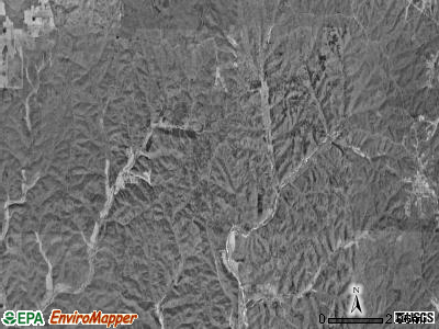 Sinkin township, Missouri satellite photo by USGS