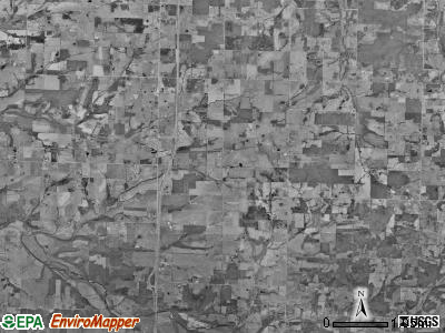 Sheridan township, Missouri satellite photo by USGS