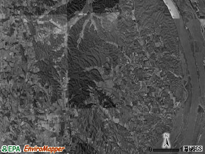Randol township, Missouri satellite photo by USGS