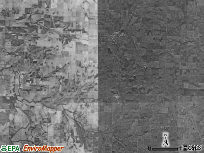 Walnut Grove township, Missouri satellite photo by USGS