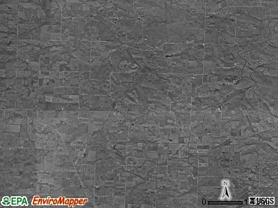 Cass township, Missouri satellite photo by USGS