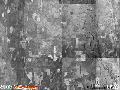 Saline township, Arkansas satellite photo by USGS