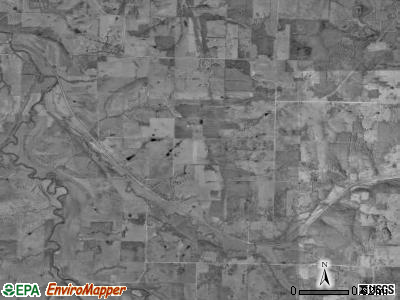 Pilgrim township, Missouri satellite photo by USGS