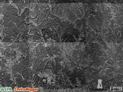 Lorance township, Missouri satellite photo by USGS