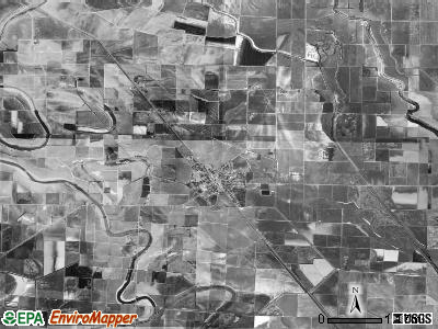 Gould township, Arkansas satellite photo by USGS