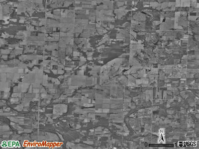 Duval township, Missouri satellite photo by USGS