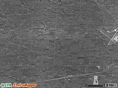 Center No. 1 township, Missouri satellite photo by USGS