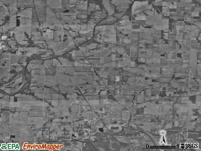 Twin Groves township, Missouri satellite photo by USGS