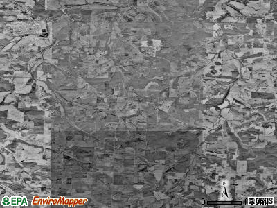 Hart township, Missouri satellite photo by USGS