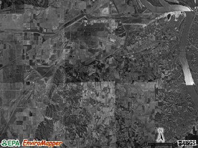 Kelso township, Missouri satellite photo by USGS