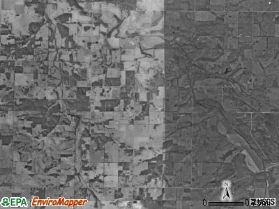 Center No. 2 township, Missouri satellite photo by USGS