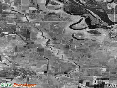 Silver Lake township, Arkansas satellite photo by USGS