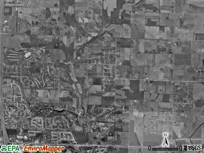 Campbell No. 1 township, Missouri satellite photo by USGS