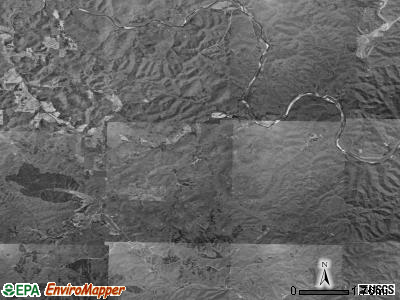 Buckeye township, Missouri satellite photo by USGS