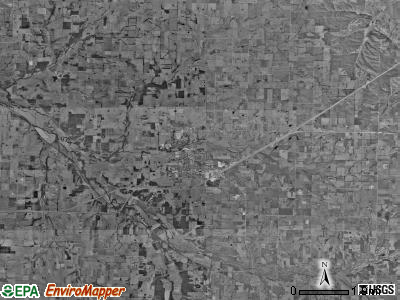 Mount Vernon township, Missouri satellite photo by USGS