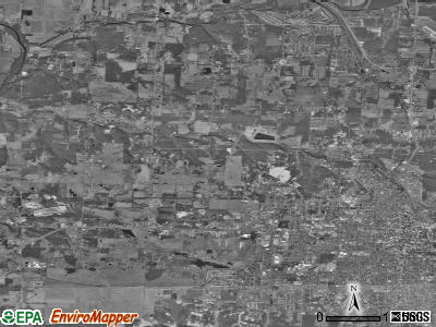 Galena township, Missouri satellite photo by USGS
