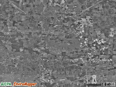 Joplin township, Missouri satellite photo by USGS