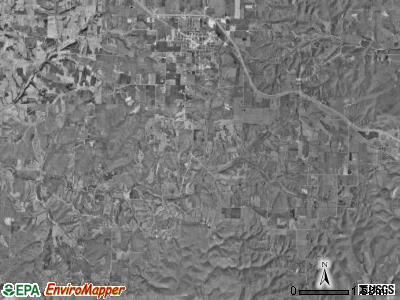 Finley township, Missouri satellite photo by USGS