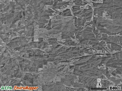 Sargent township, Missouri satellite photo by USGS