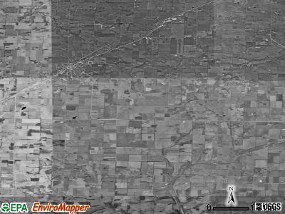 East Polk township, Missouri satellite photo by USGS
