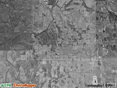 Union Chapel township, Missouri satellite photo by USGS