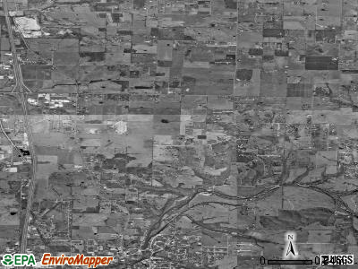 Riverside township, Missouri satellite photo by USGS
