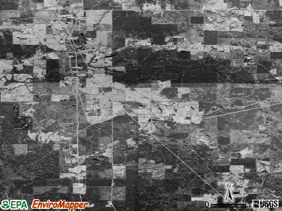 Owen township, Arkansas satellite photo by USGS