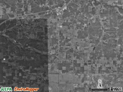 Five Mile township, Missouri satellite photo by USGS