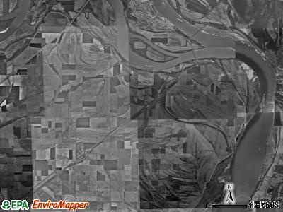 Ohio township, Missouri satellite photo by USGS
