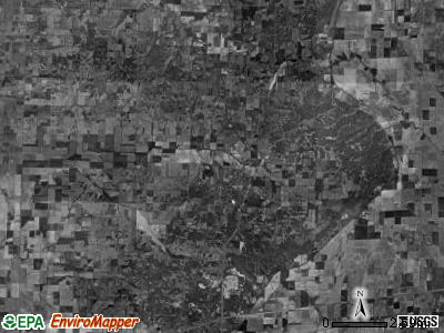 Castor township, Missouri satellite photo by USGS