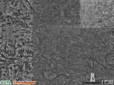 Hurley township, Missouri satellite photo by USGS