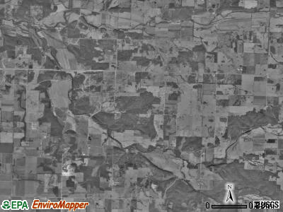 Berwick township, Missouri satellite photo by USGS