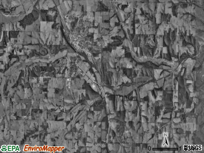 Pierce township, Missouri satellite photo by USGS