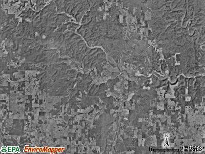 Moore township, Missouri satellite photo by USGS