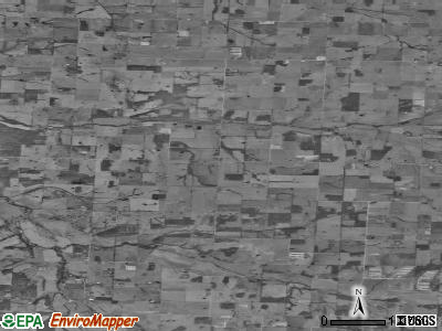 Corsicana township, Missouri satellite photo by USGS