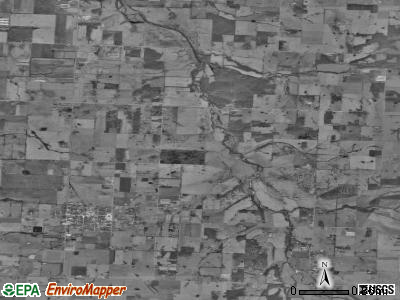 Wheaton township, Missouri satellite photo by USGS