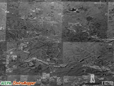 Johnson township, Missouri satellite photo by USGS