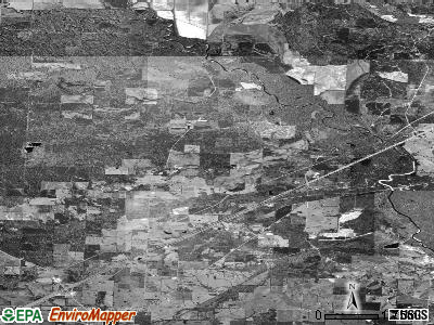 Boughton township, Arkansas satellite photo by USGS