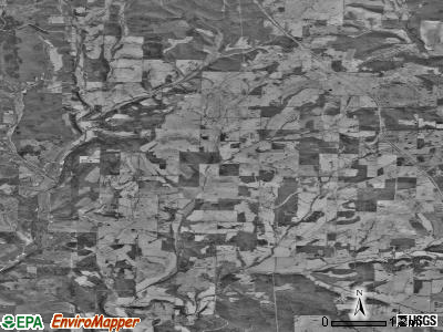 Noble township, Missouri satellite photo by USGS