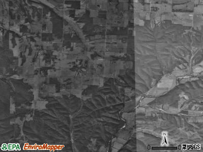 Buffalo Hart township, Missouri satellite photo by USGS