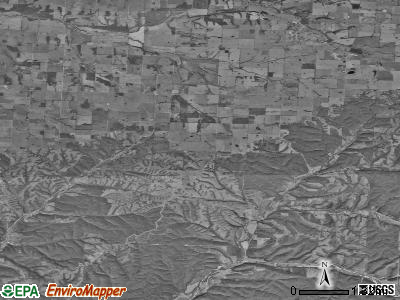 Richwood township, Missouri satellite photo by USGS
