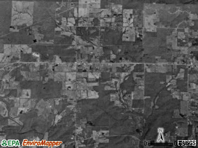 Flatwoods township, Missouri satellite photo by USGS